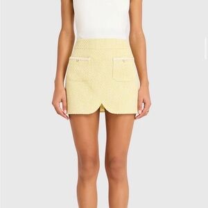 Yellow Women's Shorts Amanda uprichard